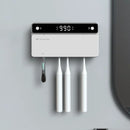 Suporte Escova de Dente Recarregável | Tecnologia UV e Display LED