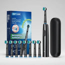 Escova Elétrica de Dente para Higiene Bucal Avançada | 8 cabeças